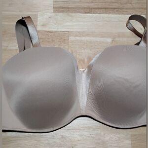 40 DDD Soma Stunning Starlet Strapless Underwire beige bra New with tags